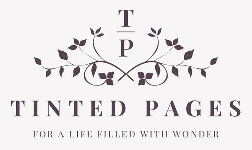 tinted pages, for a life filled with wonder, tinted pages journals, tinted pages logo
